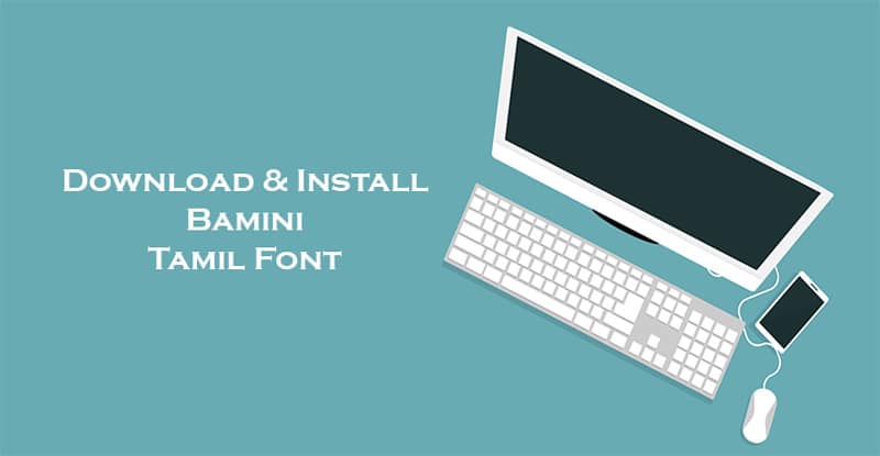 bamini tamil font for android