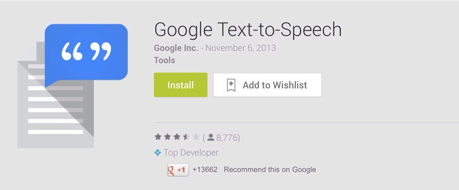google text to speech online
